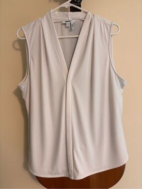 Ivory DKNY Sleeveless Tunic, size XL
